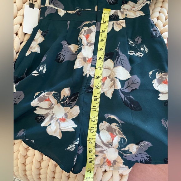 ASTR The Label - Teal Multi Floral Romper - Picture 9 of 10